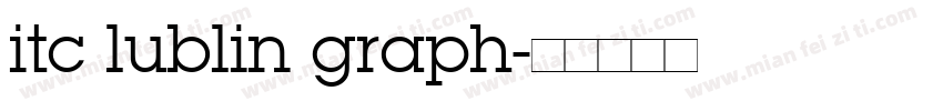 itc lublin graph字体转换